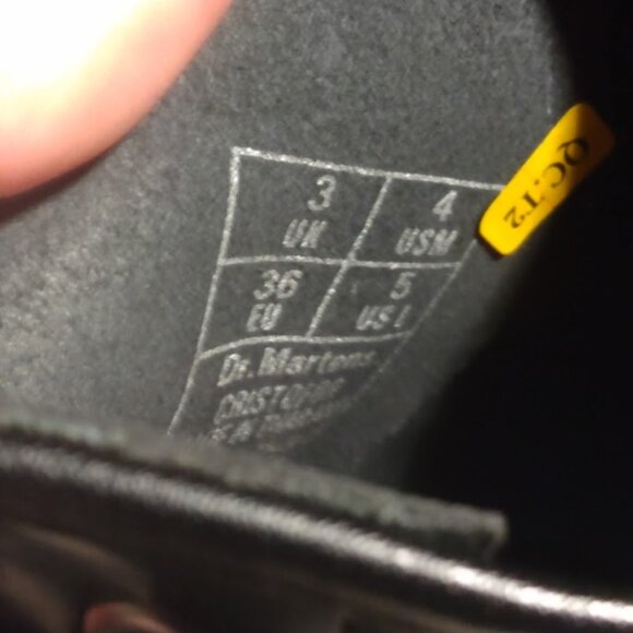 Doc Martens discontinued CRISTOFOR Boots - WORN ONCE! - Picture 4 of 6